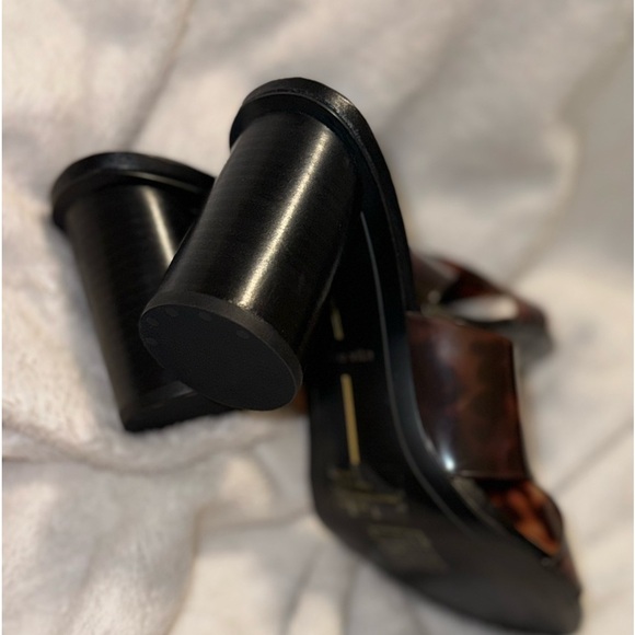 Dolce vita Joni style leopard shoes 7.5 Block heels New*! - Picture 6 of 12